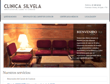 Tablet Screenshot of clinicasilvela.com